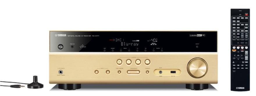 新款上市：RX-V477/HTR-4067，佰利乐5.1声道数码家庭影院收音扩音机 