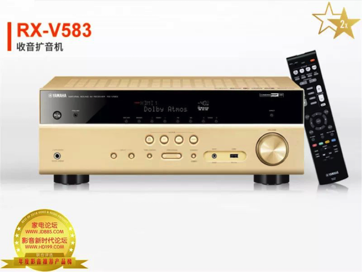 获奖信息：家电论坛与HD199论坛联手打造：2017-2018年度影音推荐产品奖